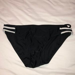 I am selling black and white bathing suit bottoms.